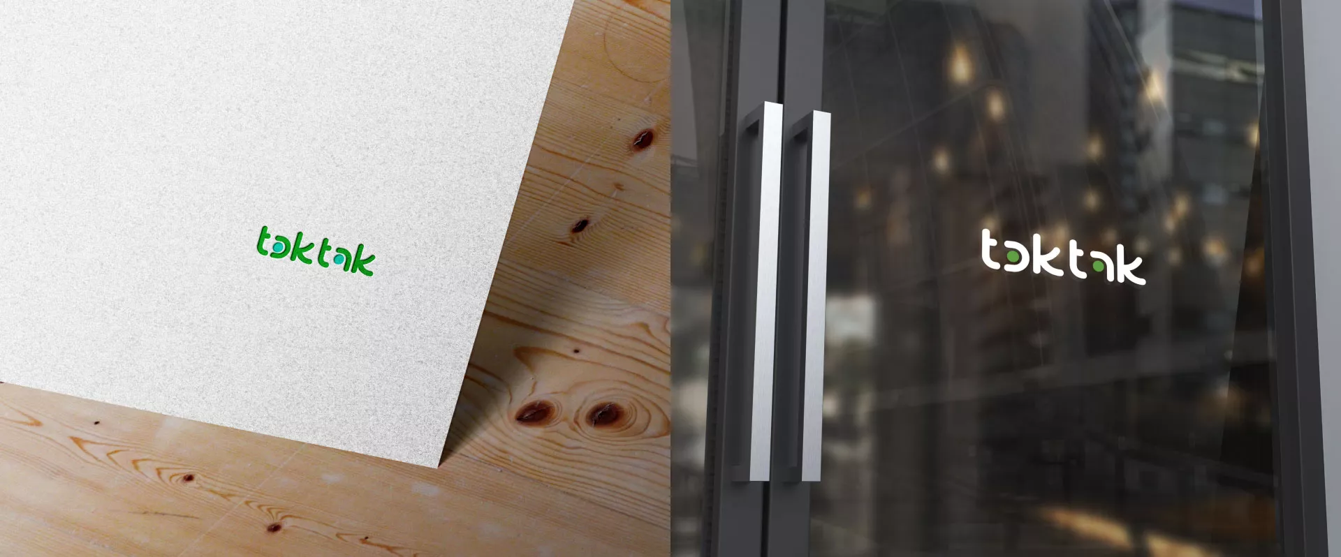 Разработка логотипа компании «Ток-Так» в Королёве