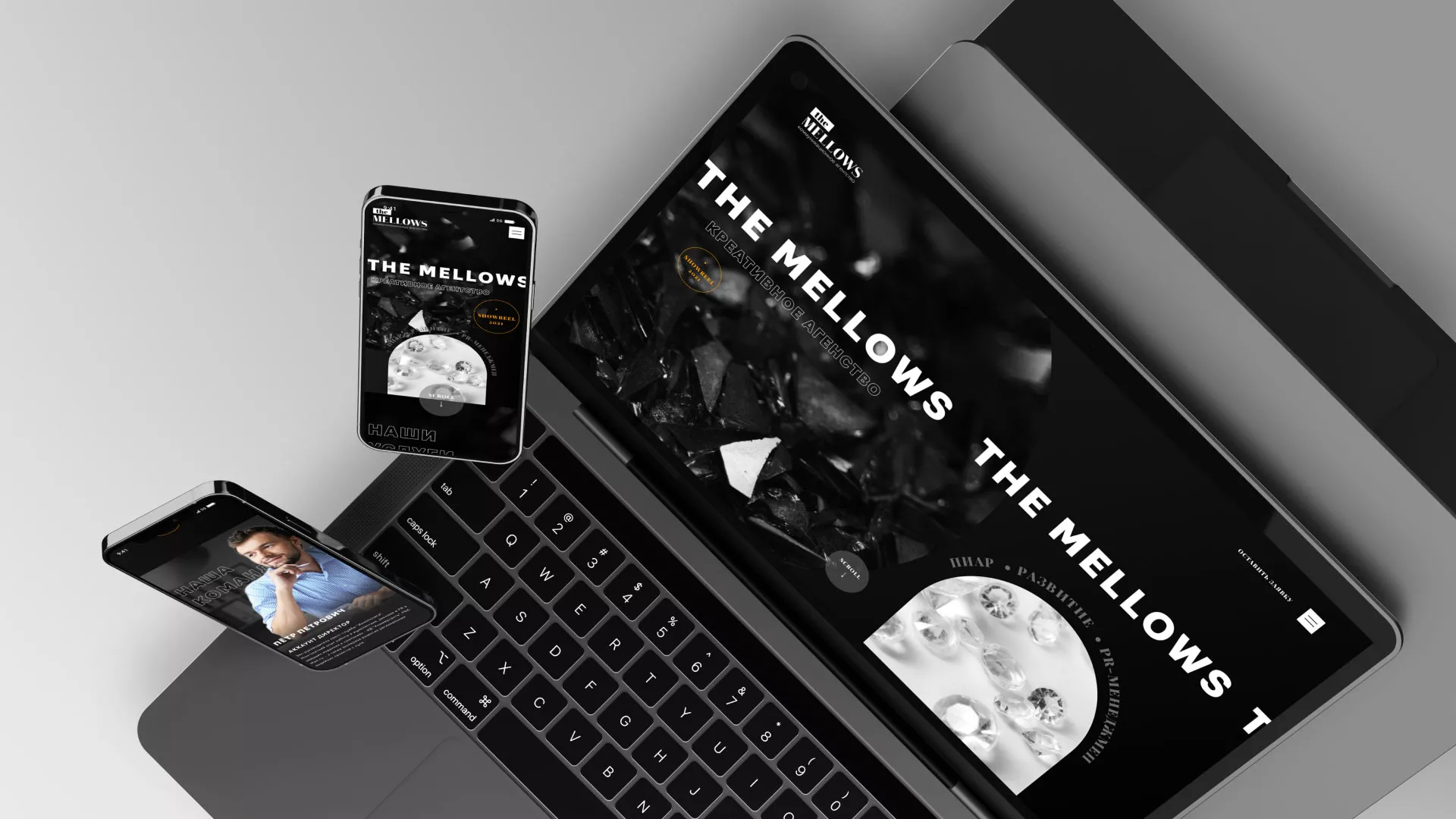Разработка сайта креативного агентства «The Mellows» в Королёве