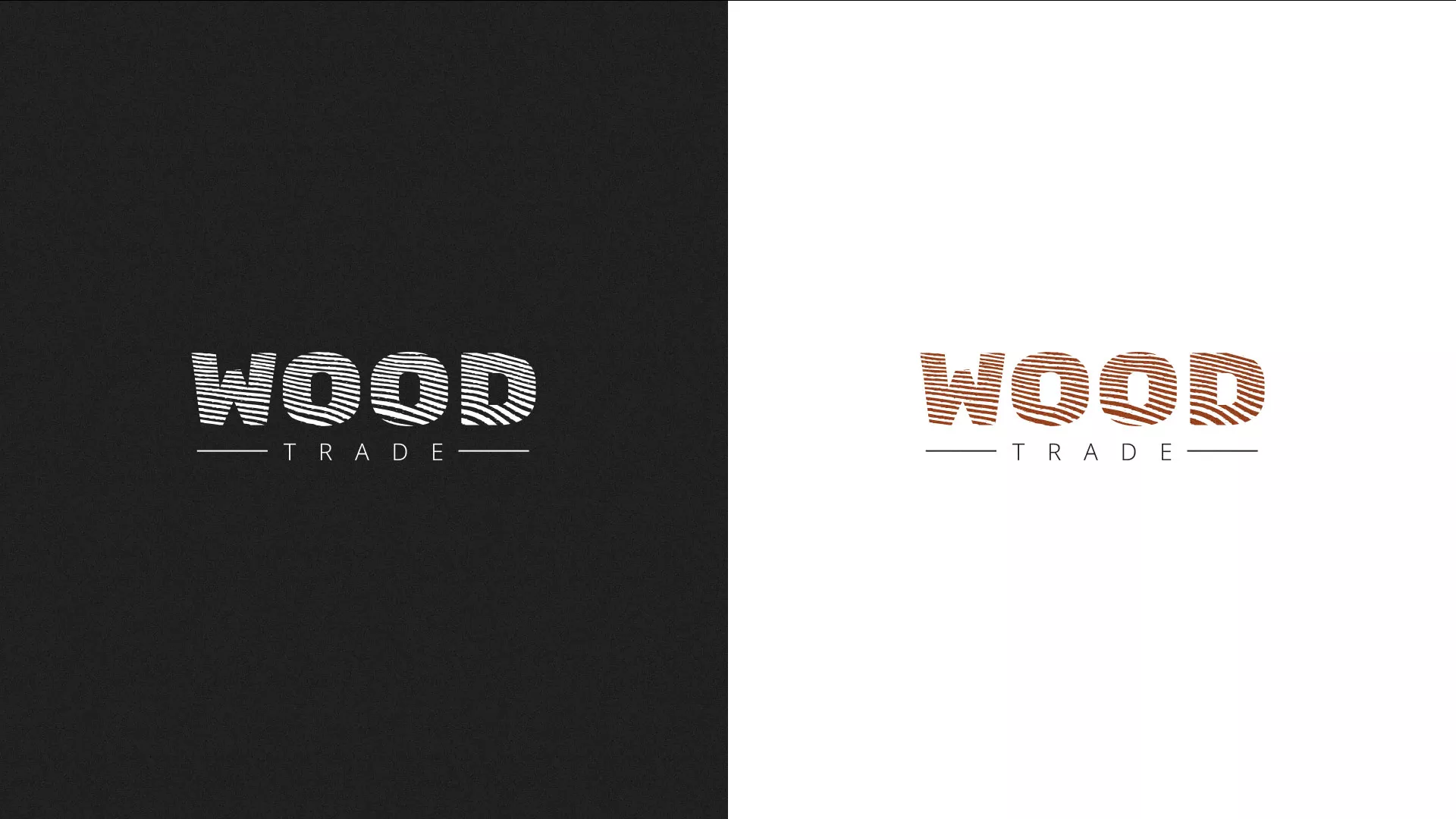 Разработка логотипа для компании «Wood Trade» в Королёве