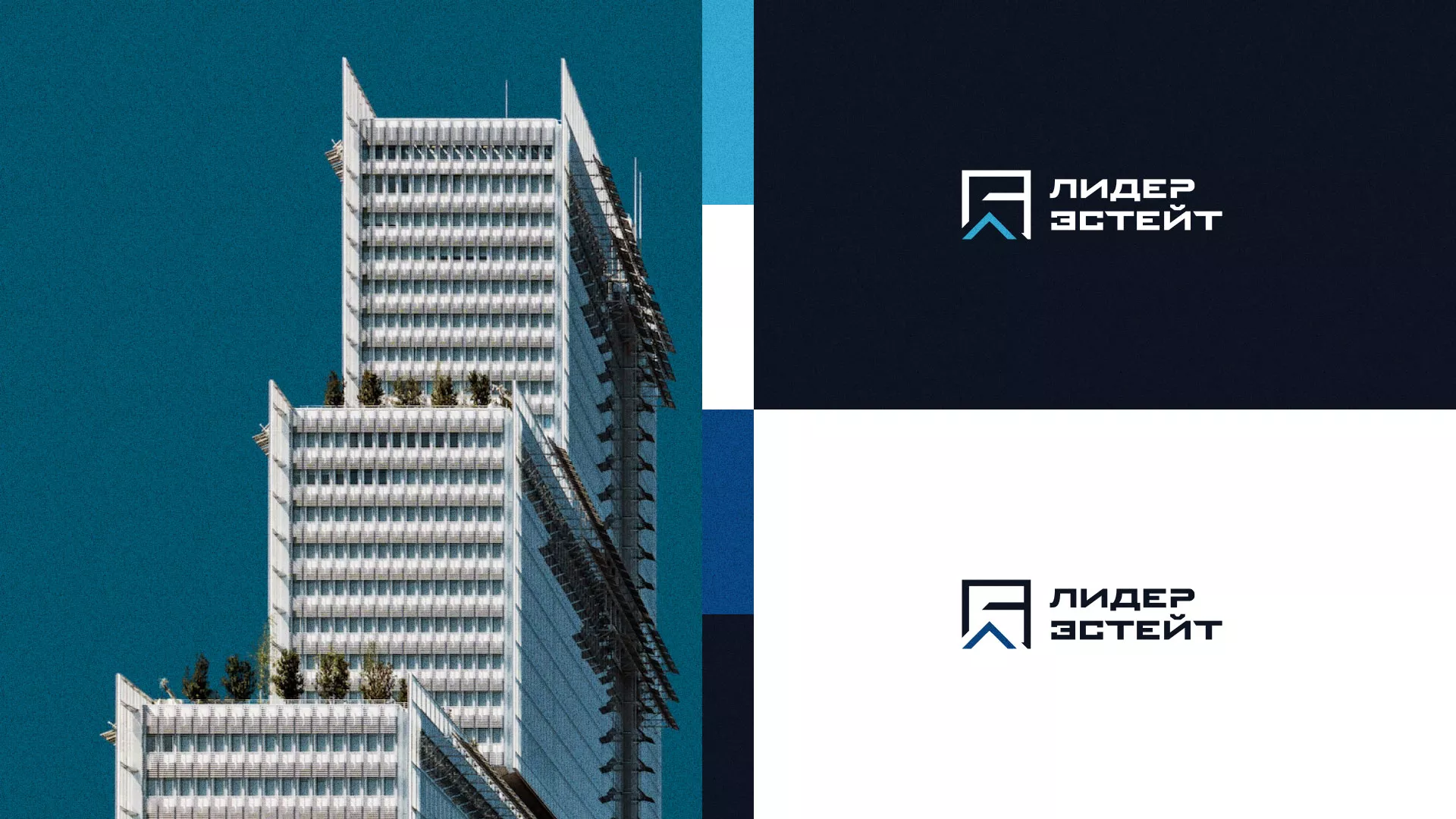 Разработка логотипа агентства недвижимости «Лидер Эстейт» в Королёве