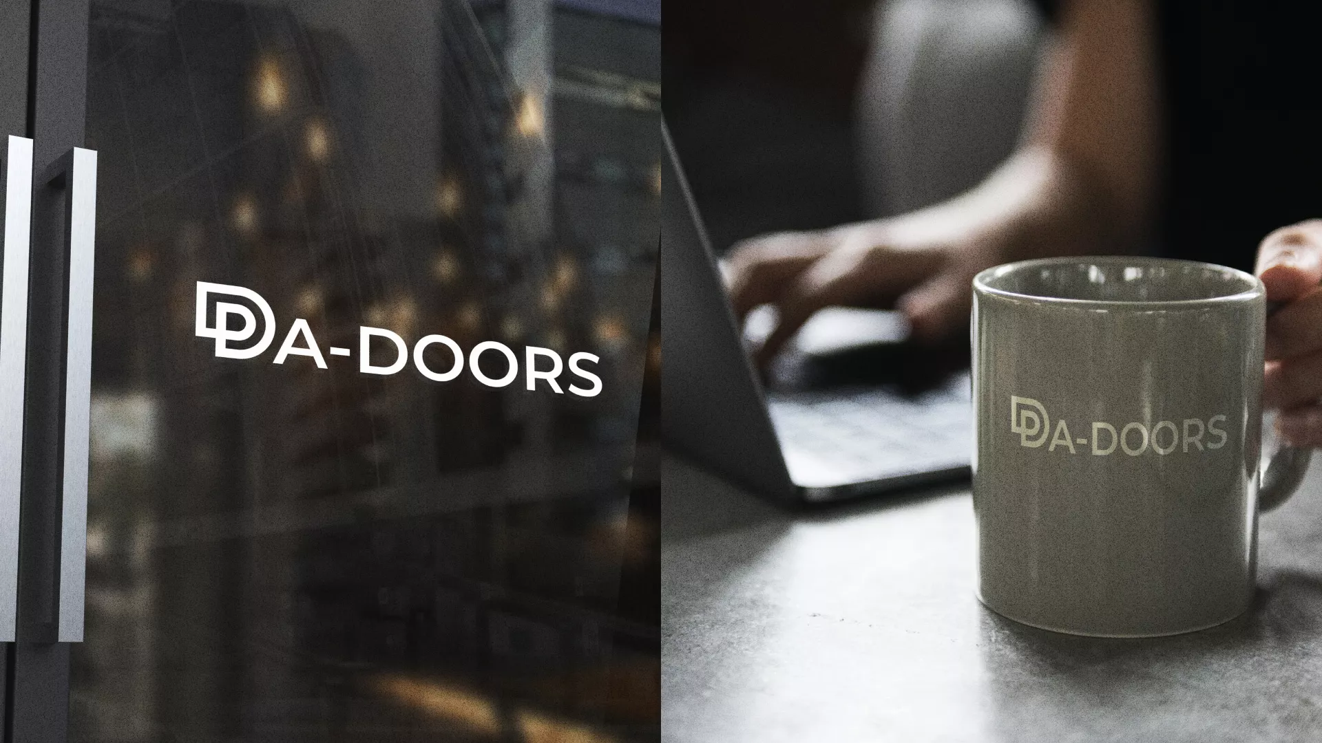 Создание логотипа компании «DA-DOORS» в Королёве